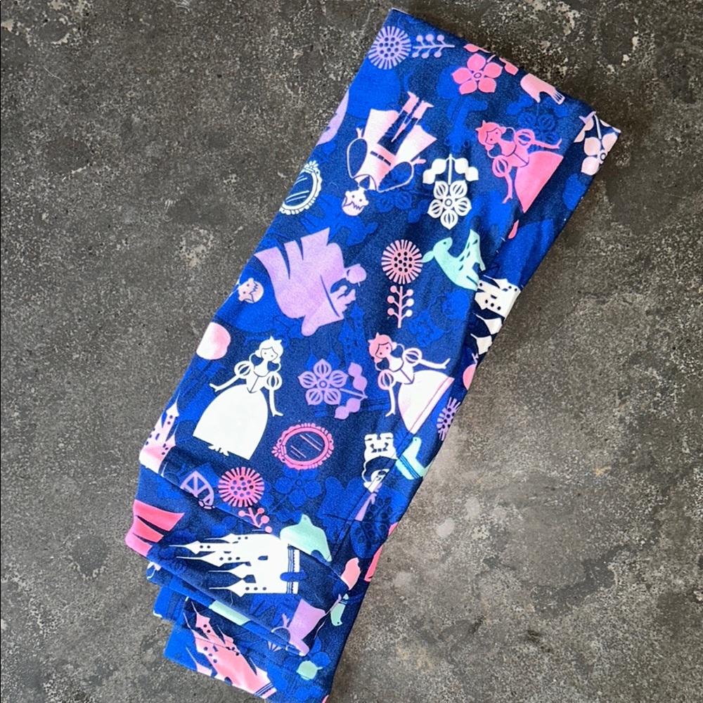 Blue and Pink Kids Leggings